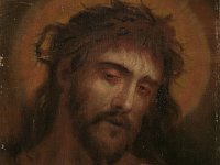 GG 263  GG 263, Jürgen Ovens (1623-1678), Christus mit der Dornenkrone, Leinwand, 44 X 35 cm